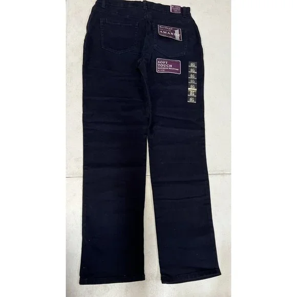 Gloria Vanderbilt Women's Amanda Heritage Fit Tapered Leg Jeans Size 8 Navy - Picture 3 of 5